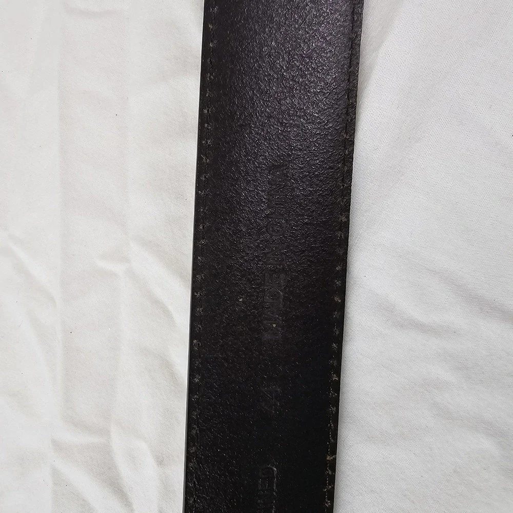Brown and‎ Camo Mens Leather Belt Size 44 Outdoor Hunting Casual Country